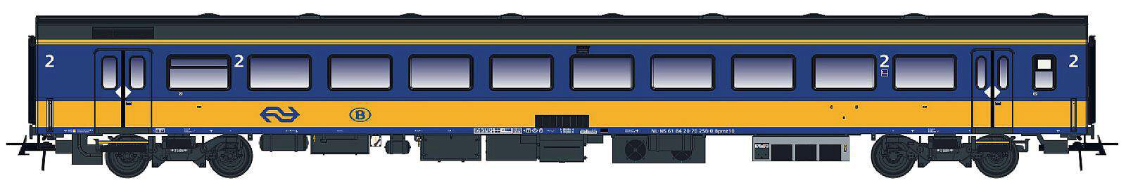 L.S. Models 44241 Personenwagen ICRmh 2.Kl. Bpmz NS, Ep.VI, Benelux